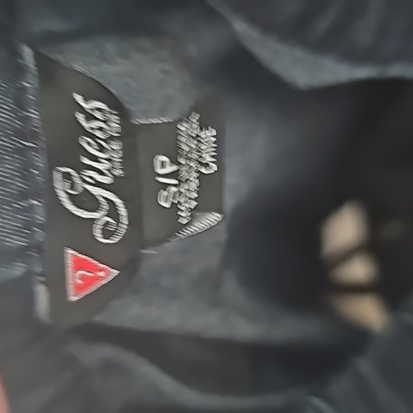 Guess lightweight Denim Short Romper with keyhole front | 2 back pockets | Sz S - Picture 7 of 8